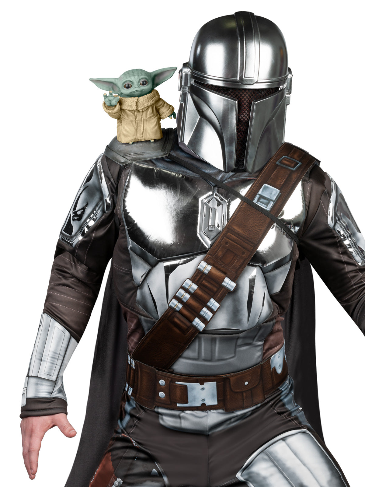 The Child Shoulder Accessory Star Wars Mandalorian Baby Yoda Costume Add-On Green Colour