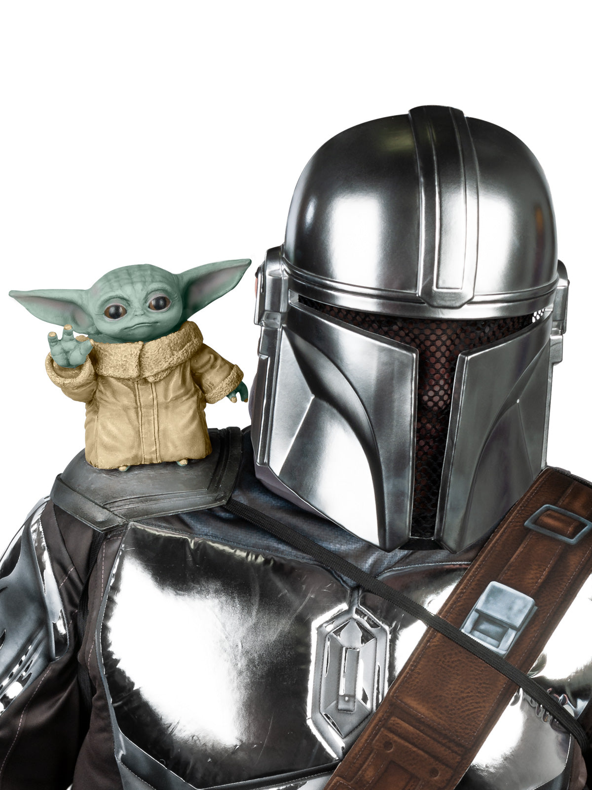 The Child Shoulder Accessory Star Wars Mandalorian Baby Yoda Costume Add-On Green Colour