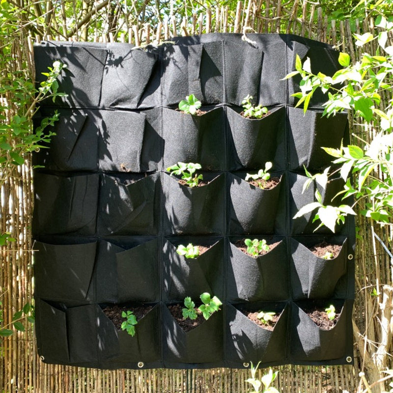 Wall Hanging Pocket Planting Bags Vertical Succulent Plant Pots