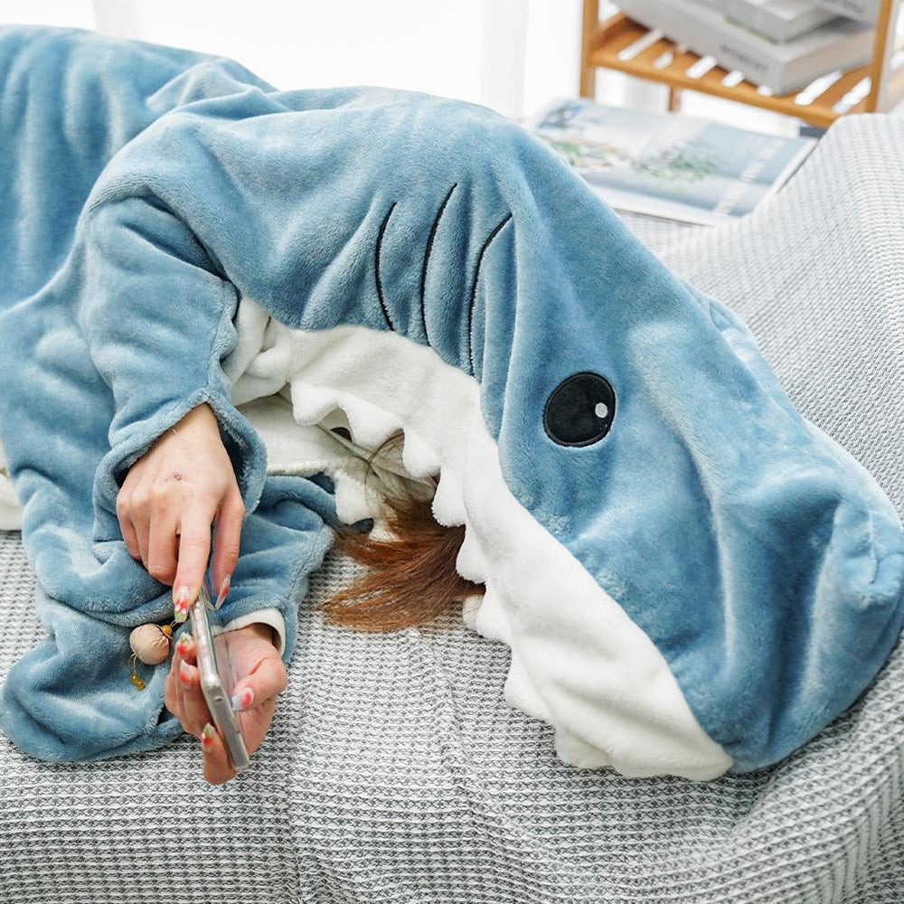 Cozy Shark Blanket Hoodie Ultra Soft and Comfortable