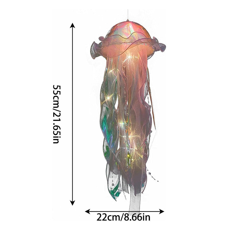 Hanging Jellyfish LED Decorative Lamp DIY Party Backdrop Decor