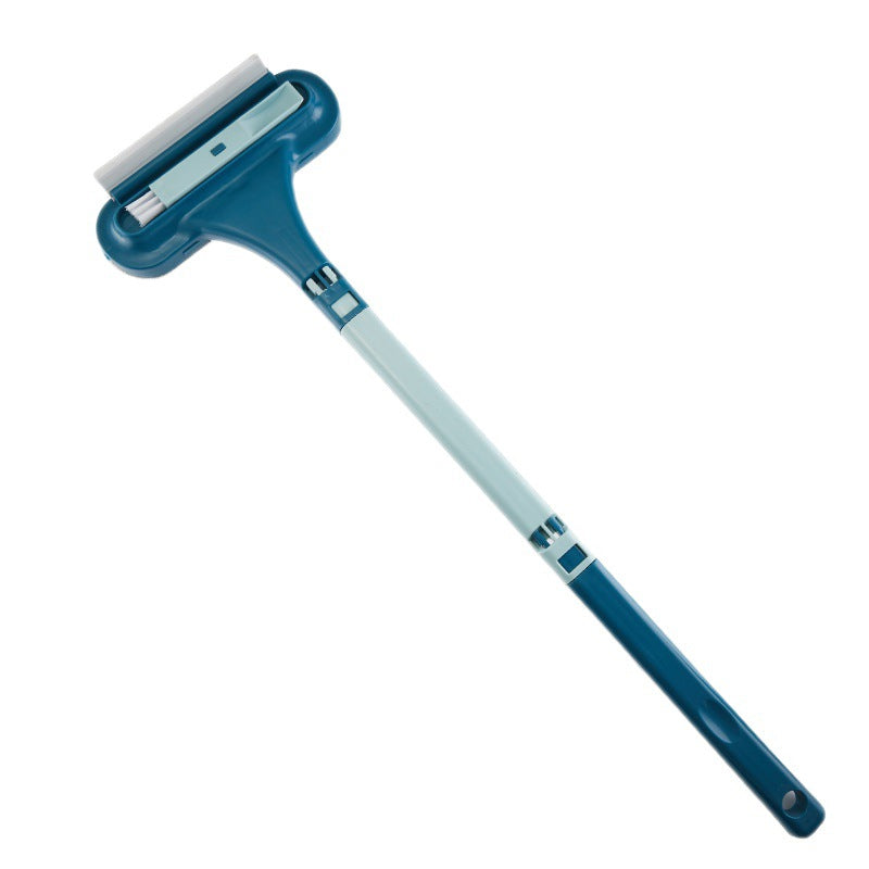 Wet and Dry Double Sided Cleaning Scraper Window Glass Cleaning Brush