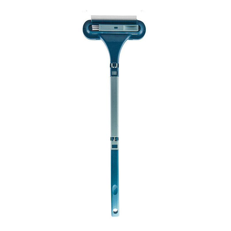 Wet and Dry Double Sided Cleaning Scraper Window Glass Cleaning Brush