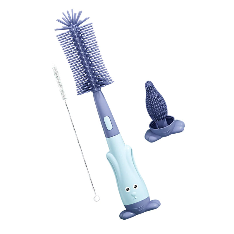 3 in 1 Silicone Bottle and Teat Cleaning Brush