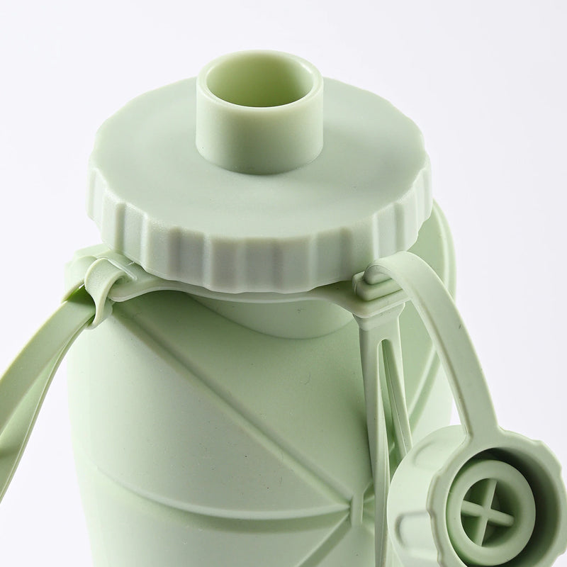 600ml Collapsible Silicone Sports Water Bottle