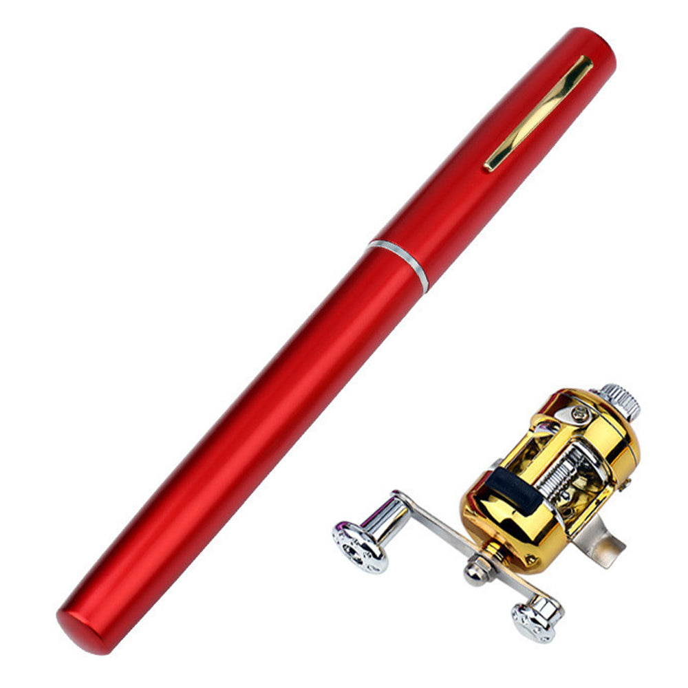 Mini Portable Pocket Pen Telescopic Fishing Rod Kit