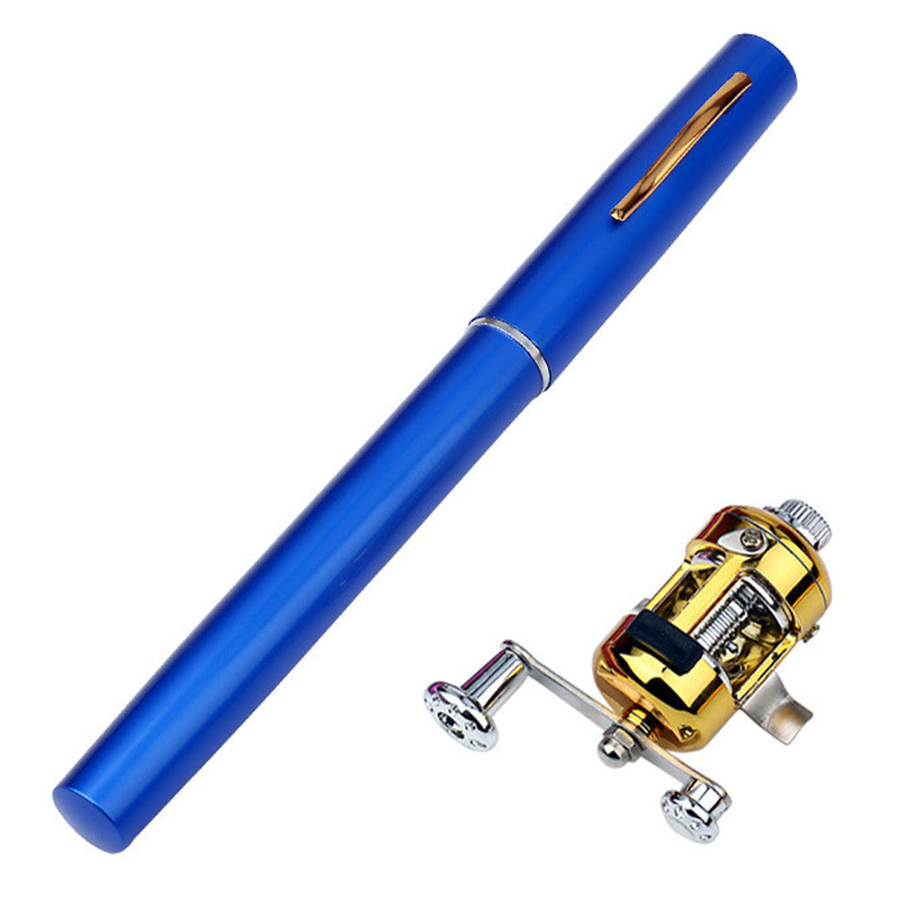 Mini Portable Pocket Pen Telescopic Fishing Rod Kit