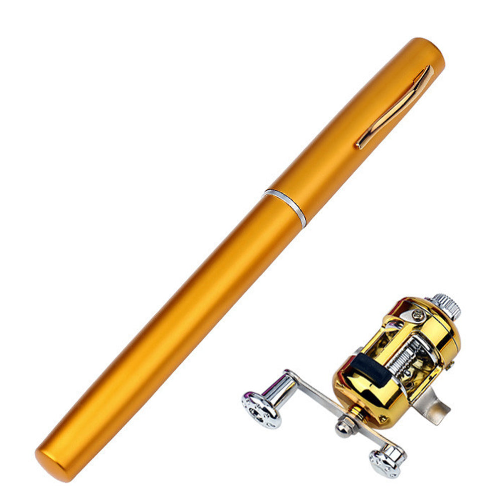 Mini Portable Pocket Pen Telescopic Fishing Rod Kit