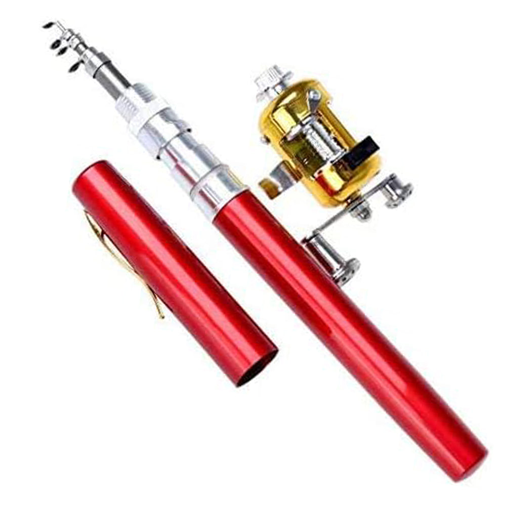 Mini Portable Pocket Pen Telescopic Fishing Rod Kit