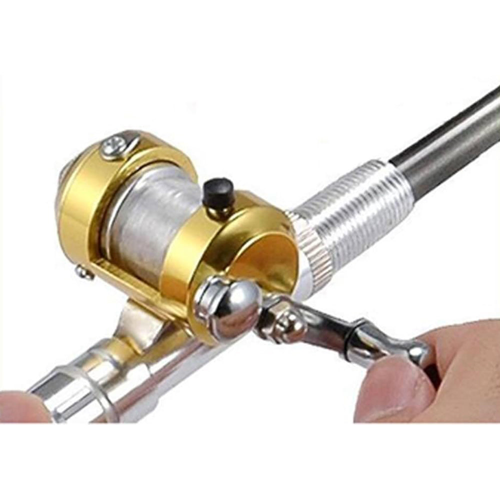 Mini Portable Pocket Pen Telescopic Fishing Rod Kit