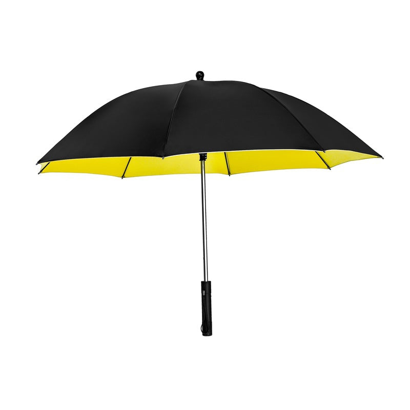 Sun Protection Parasol Foldable Fan Beach Umbrella- USB Rechargeable