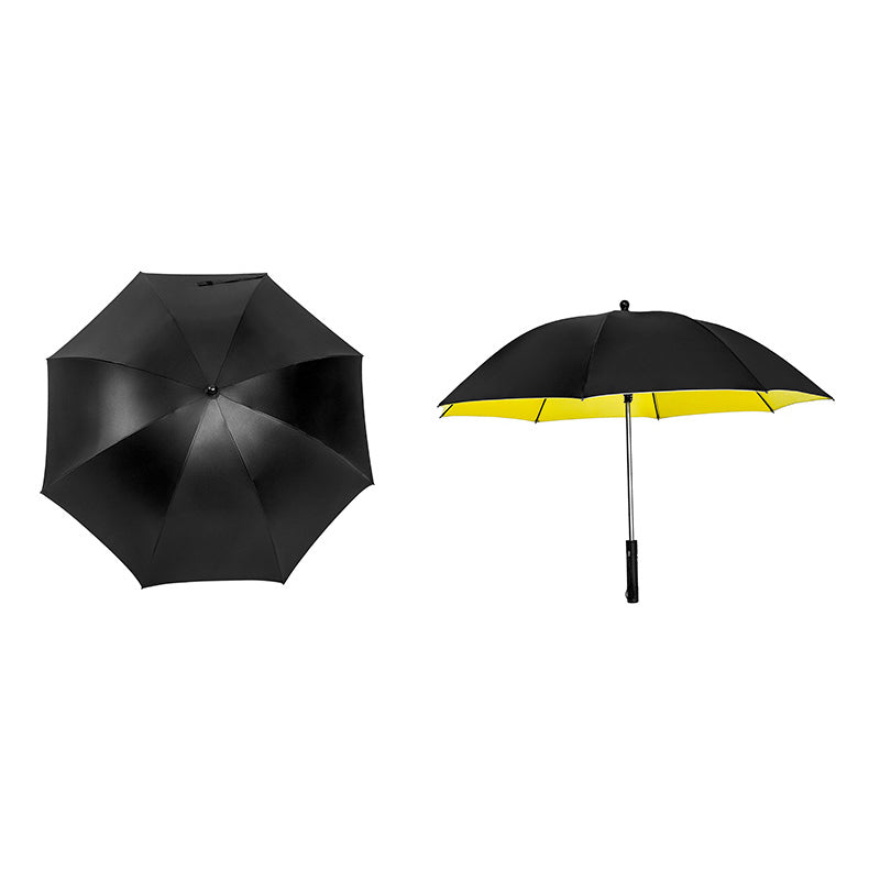 Sun Protection Parasol Foldable Fan Beach Umbrella- USB Rechargeable