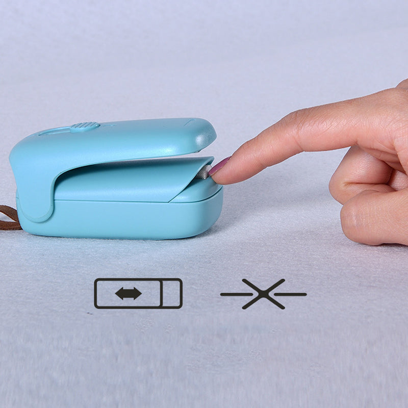 2 in 1 Mini Handheld Heat Sealer and Portable Cutter- Battery Powered