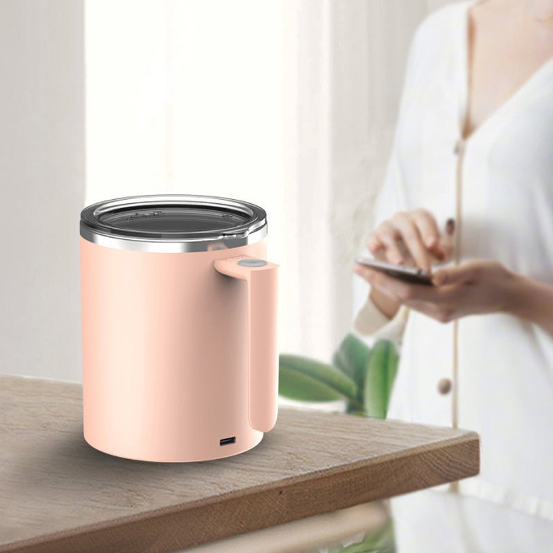 Double Layer Automatic Magnetic Self Stirring Mug- USB Rechargeable