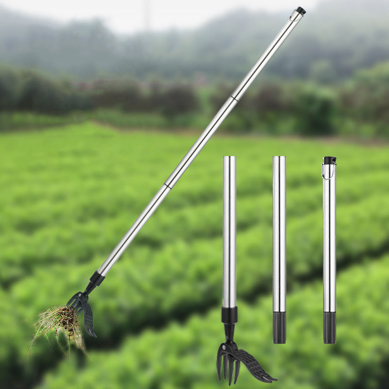 Iron Weed Pulling Tool Portable Outdoor Root Remover with Foot Pedal
