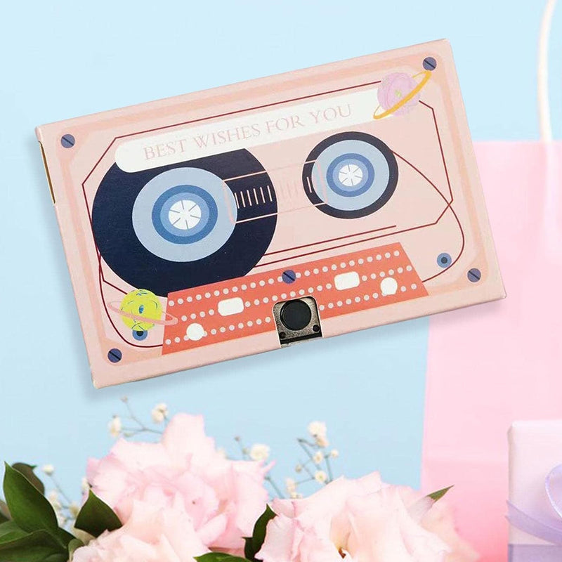 Old Fashioned Tape Retro Voice Message and Short Greeting Recorder