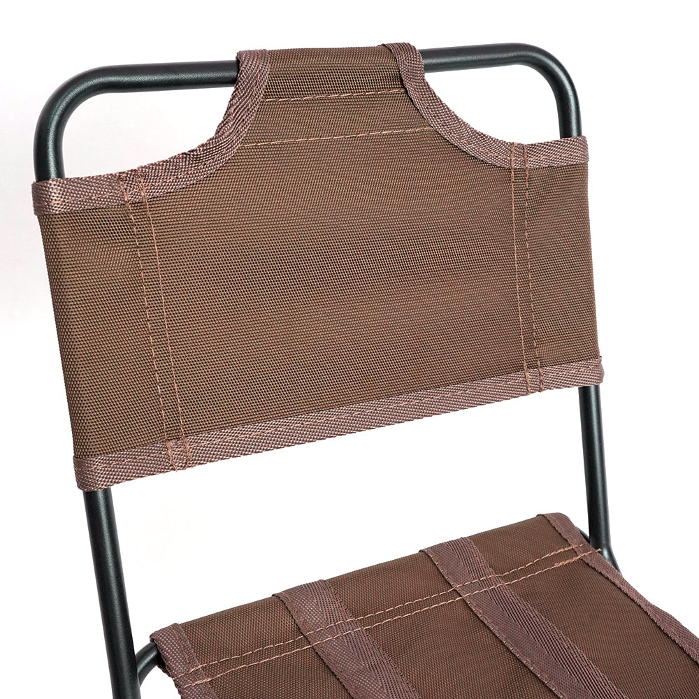 HYPERANGER Aluminum Portable Folding Camp Chair-Khaki
