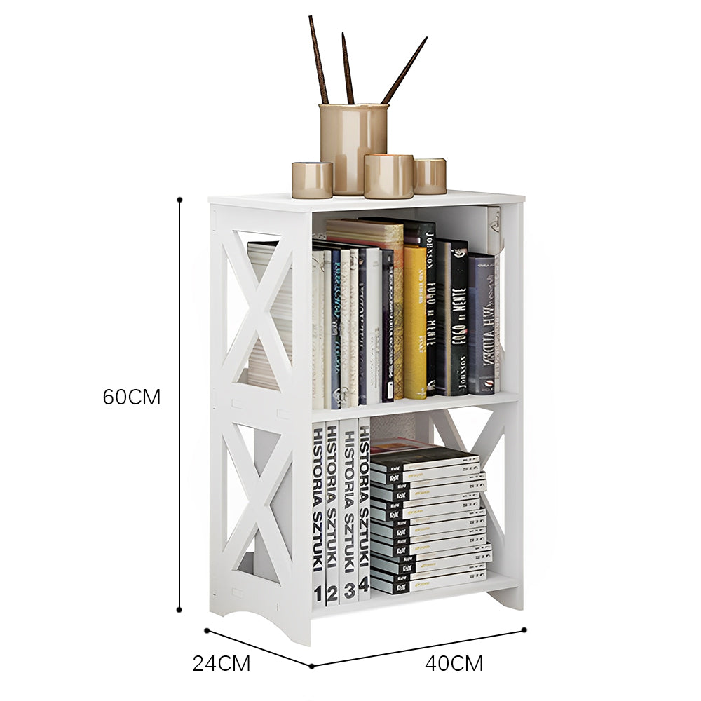 STORFEX 2 Tier End Bedside Table