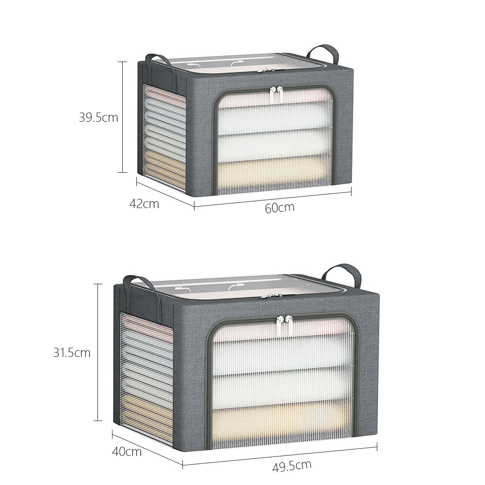 STORFEX Steel Framed Stackable Closet Storage Organizer