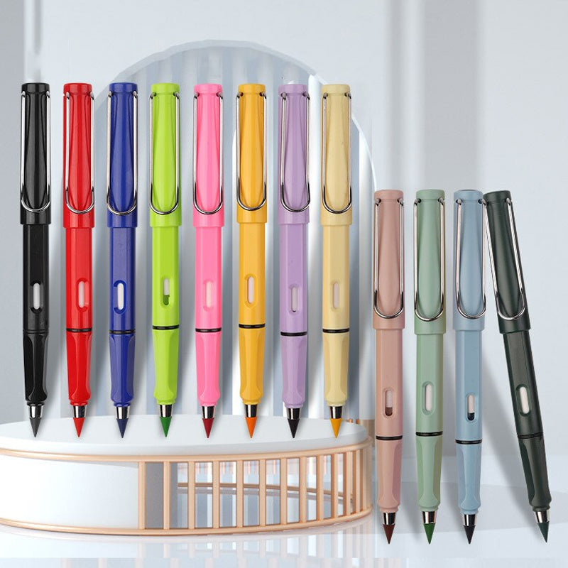 Pack of 12 Eternal Pencils Everlasting Inkless Colored Drawing Pens