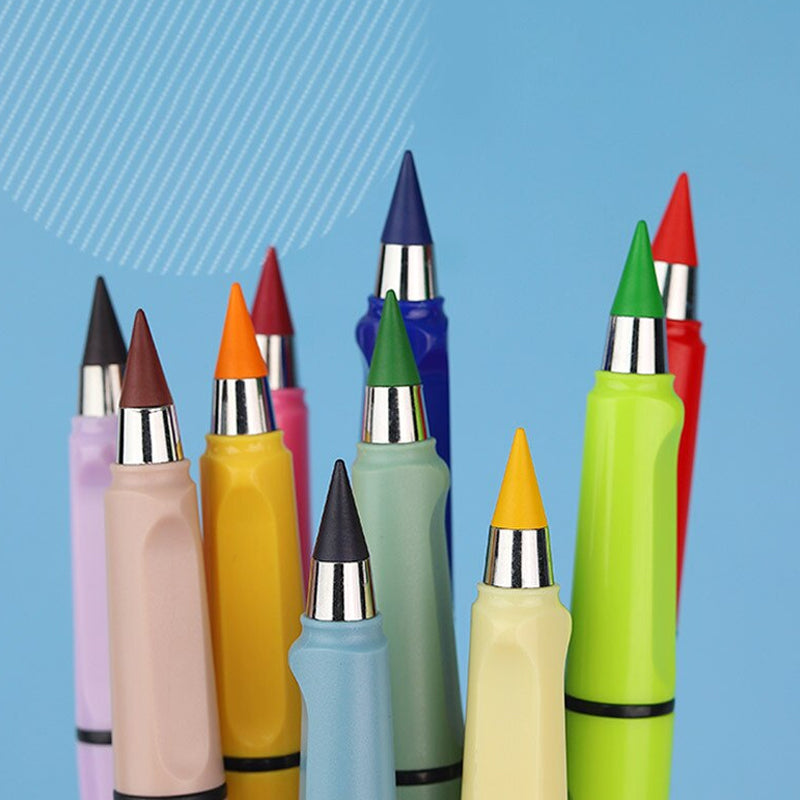 Pack of 12 Eternal Pencils Everlasting Inkless Colored Drawing Pens