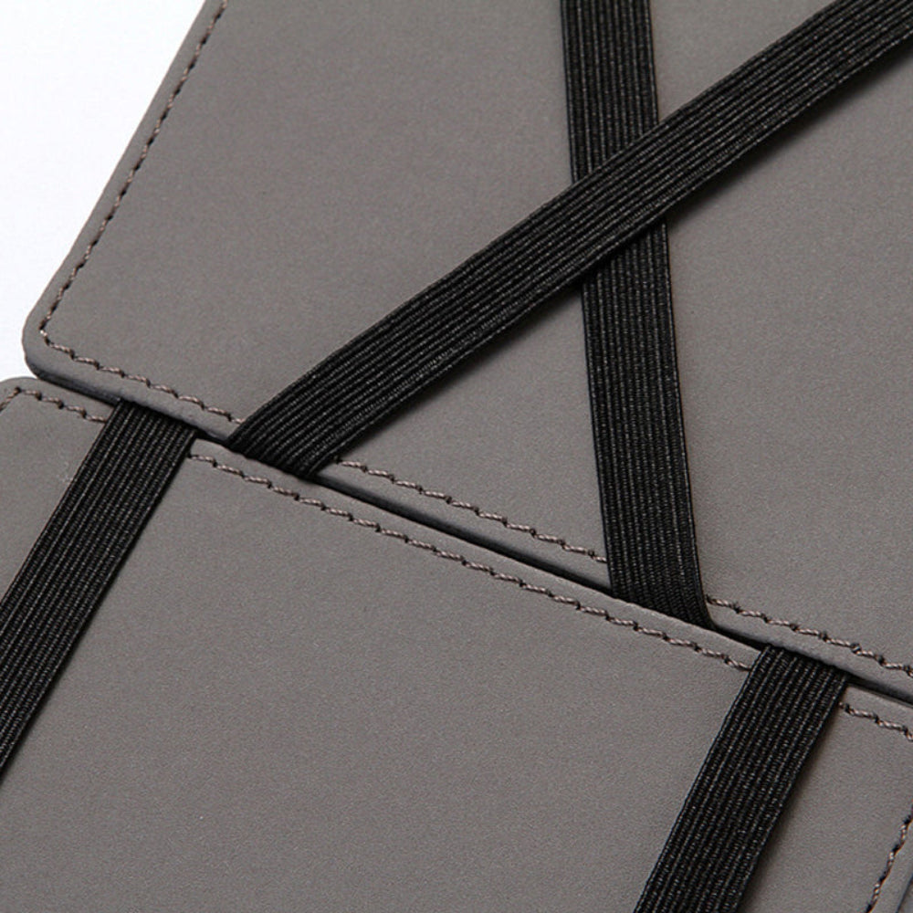 4 Card Slots Ultra Thin Bi-Fold Magic Wallet with Zipper for Men
