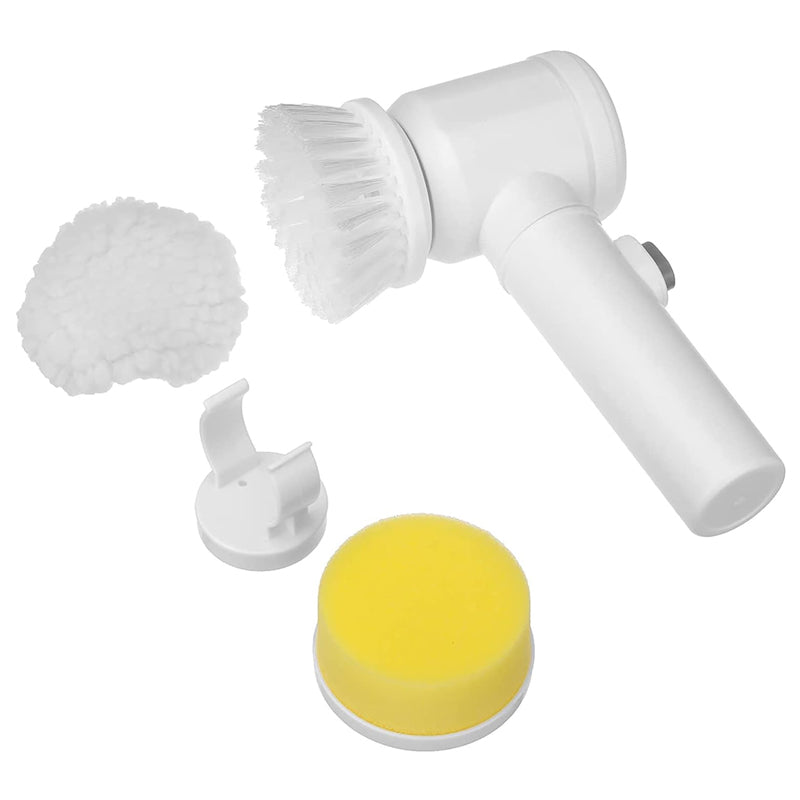 5-in-1 Cordless Electric Deep Cleaning Handheld Brush - USB Rechargeable