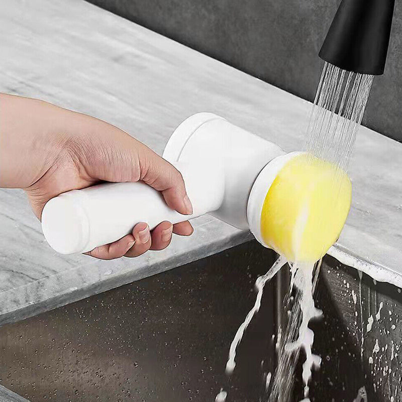 5-in-1 Cordless Electric Deep Cleaning Handheld Brush - USB Rechargeable