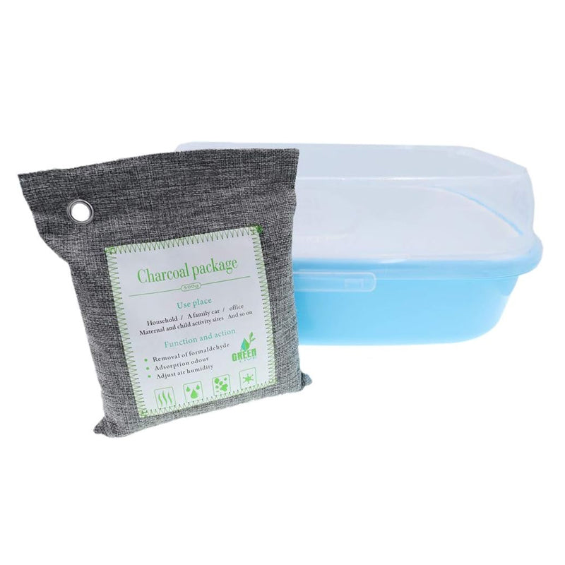 Pack of 5 Activated Bamboo Charcoal Air Purifying Deodorizing Bags