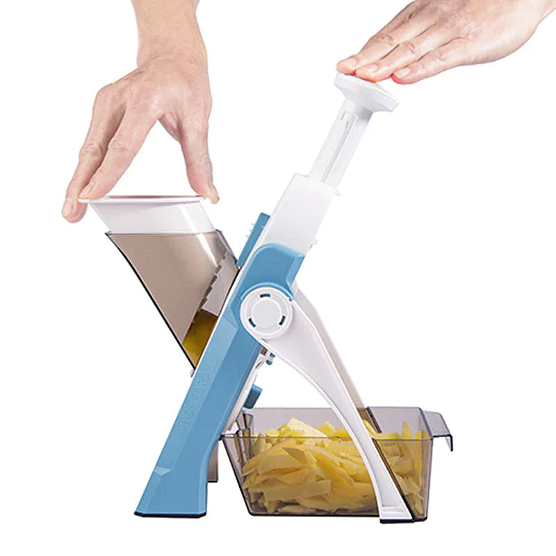 4-in-1 Safe and Steady Mandolin Vegetable Slicer Ingredient Chopper