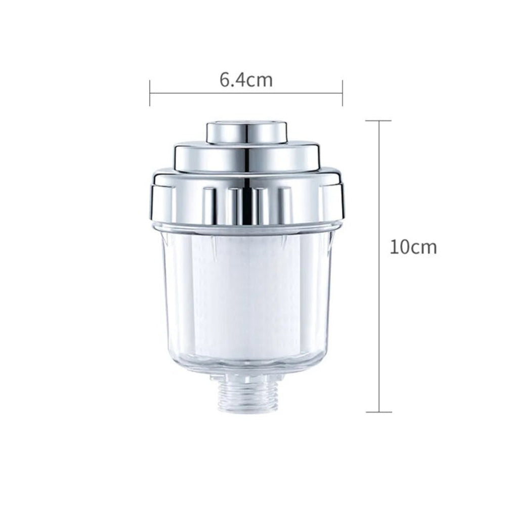 Shower Head Tap Bath Water Filter with 1 Filter and 6 PP Cotton Cartridge