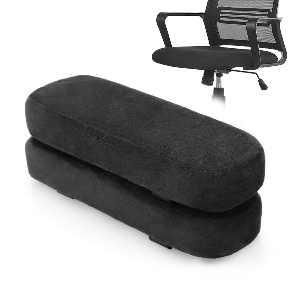 COMFEYA 2 Pack Soft and Comfortable Thick Chair Armrest Pads with Memory Foam