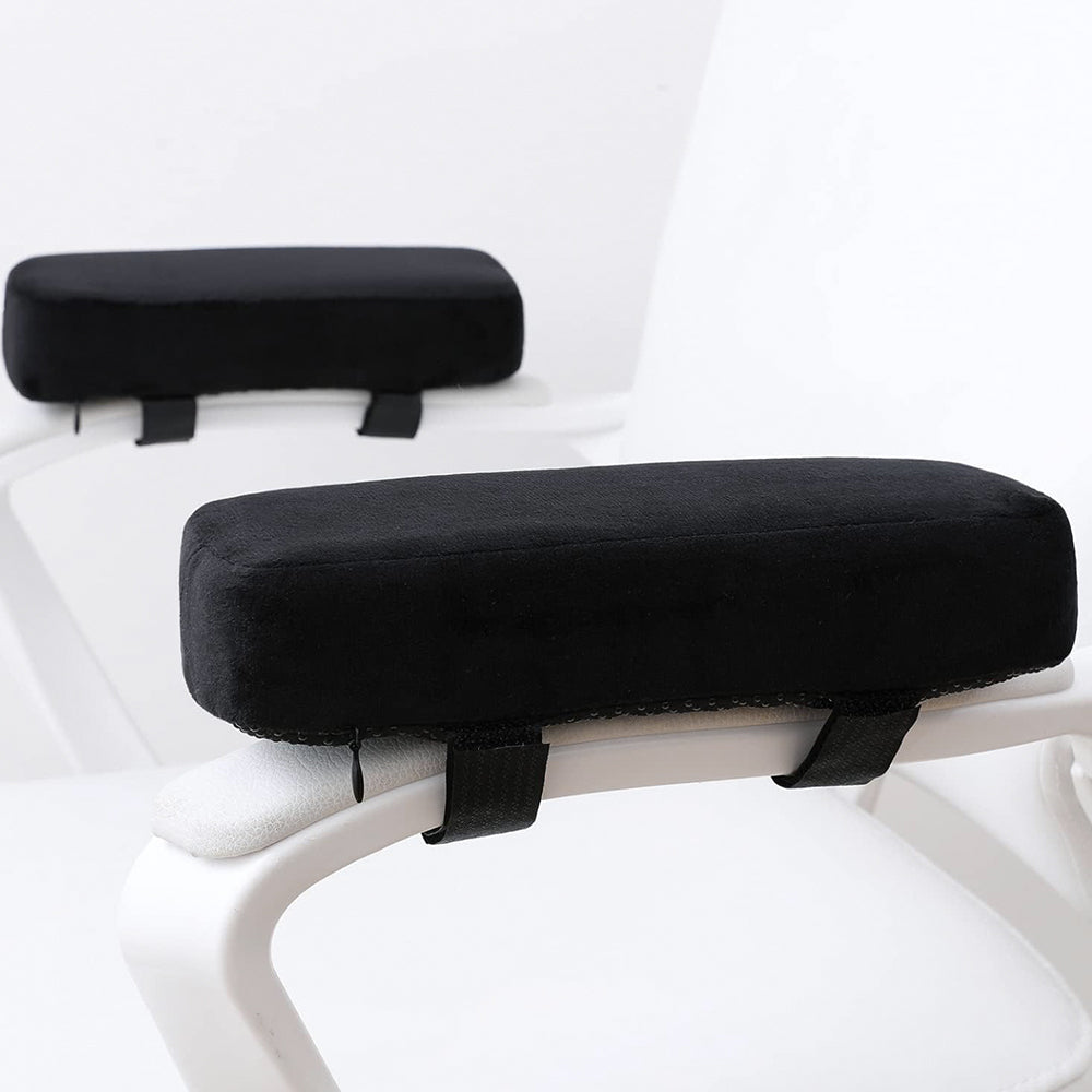 COMFEYA 2 Pack Soft and Comfortable Thick Chair Armrest Pads with Memory Foam
