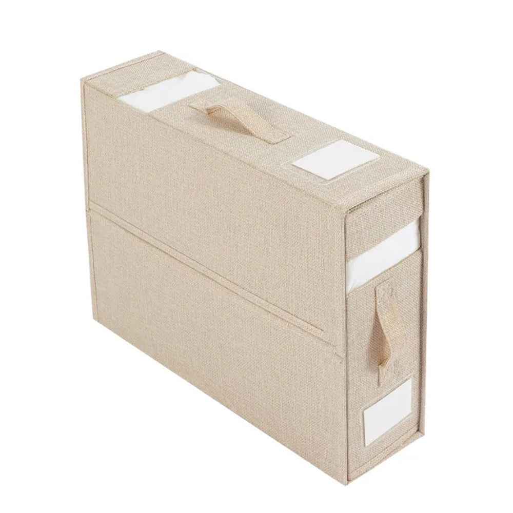 Foldable Bedding Sheet Storage Box Linen Wardrobe Organizer