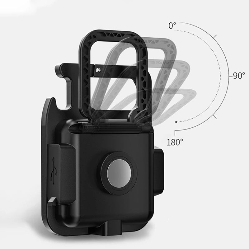 Mini Waterproof Pocket Torch LED Keychain Flashlight USB Charging