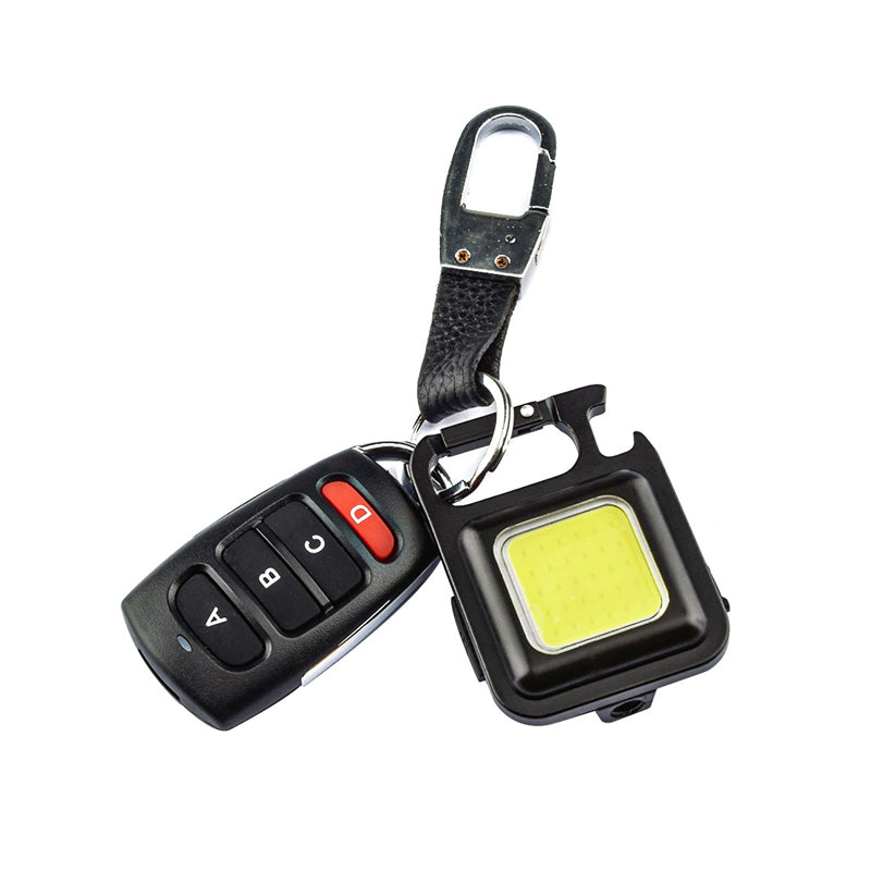 Mini Waterproof Pocket Torch LED Keychain Flashlight USB Charging