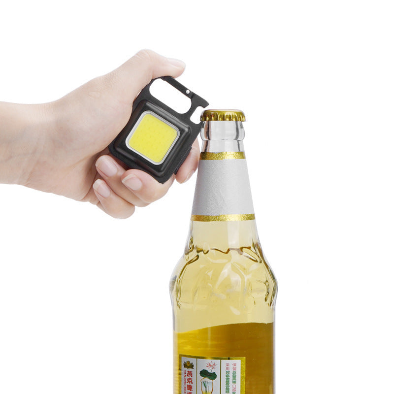 Mini Waterproof Pocket Torch LED Keychain Flashlight USB Charging