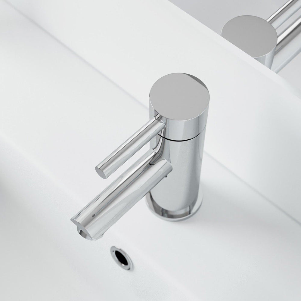 Bathroom Basin Mixer Tap Vanity Faucet Brass Chrome Sink