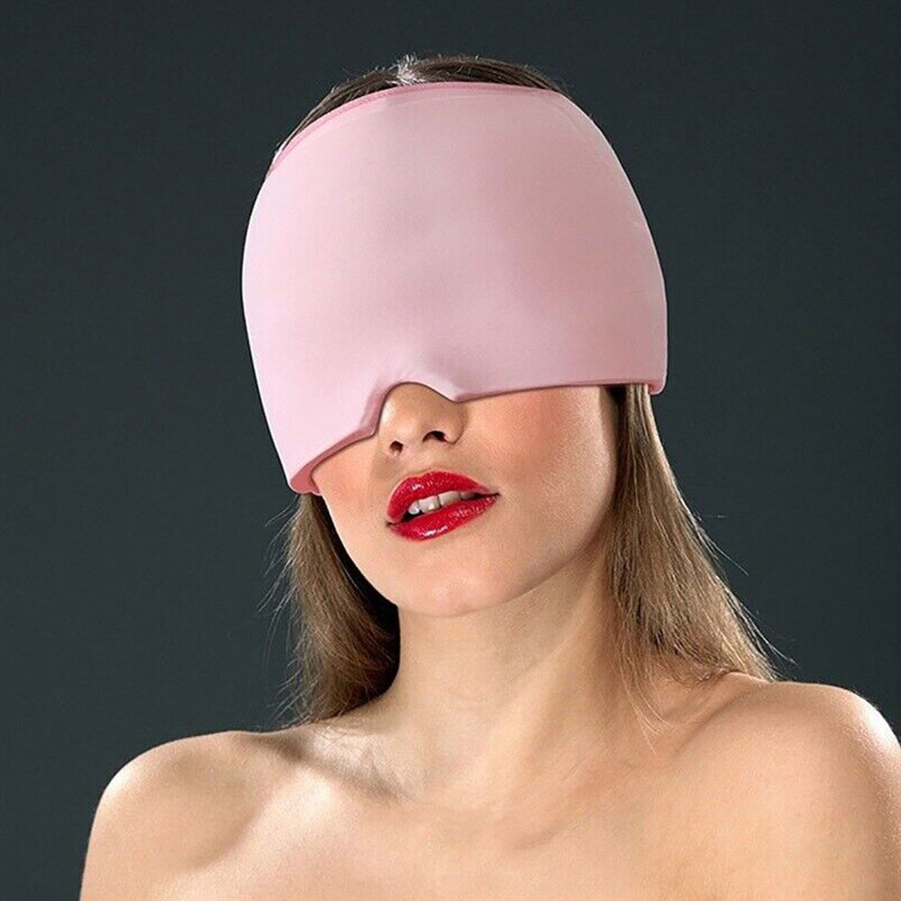 Aroma Season Ice Pack Migraine Hat Hot Cold Therapy Headache Pain Relief Cap