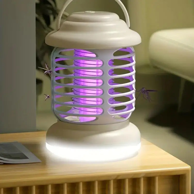 Electric Mosquito Zapper Lamp and Bug Fly Insect Trap with UV Light - USB Rechargeable