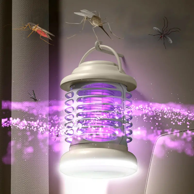 Electric Mosquito Zapper Lamp and Bug Fly Insect Trap with UV Light - USB Rechargeable