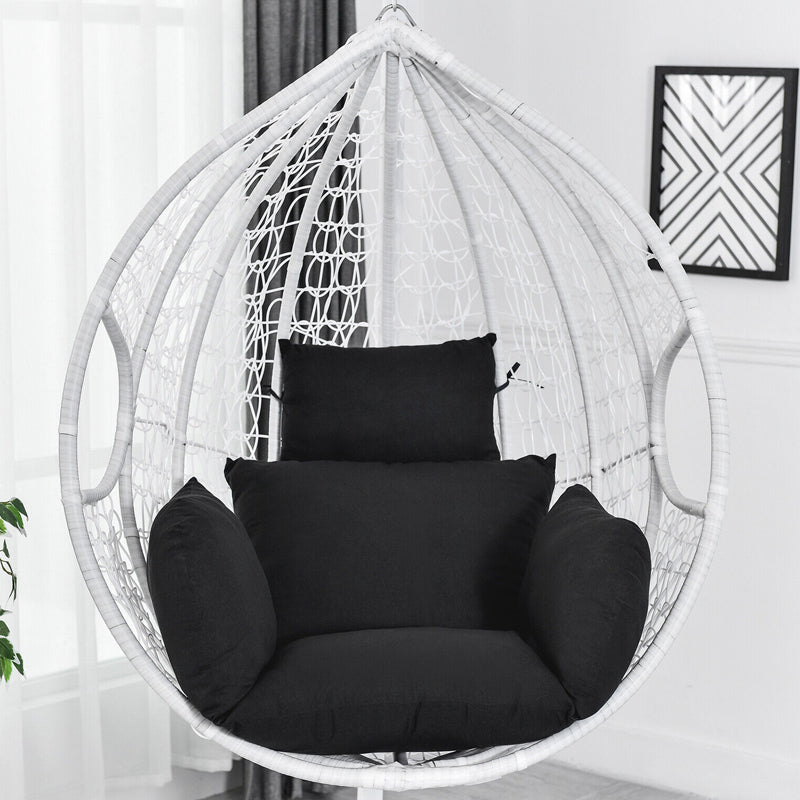 Hanging Egg Chair Soft Cotton Replacement Cushion for Swing Wicker Chair