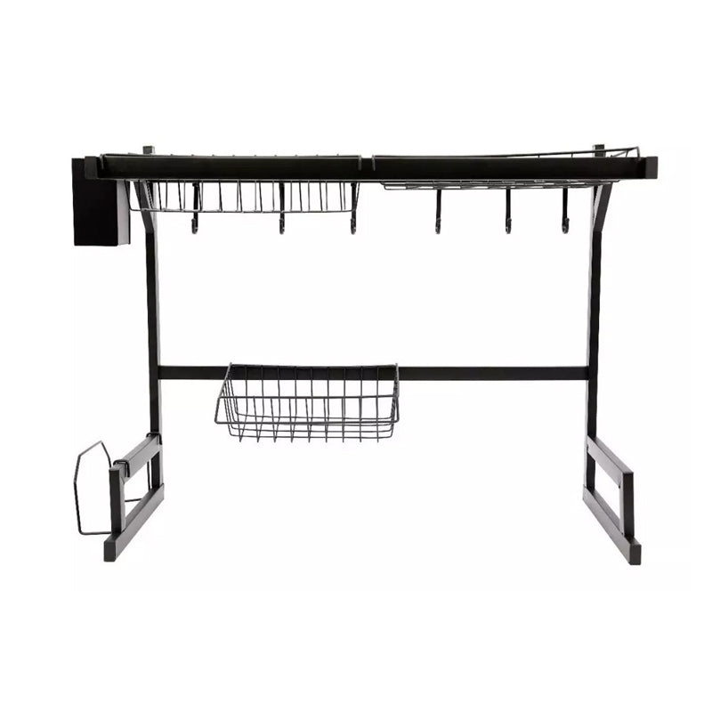 1 / 2 Tier Stainless Steel Dish Drying Rack and Kitchen Cutlery Organize