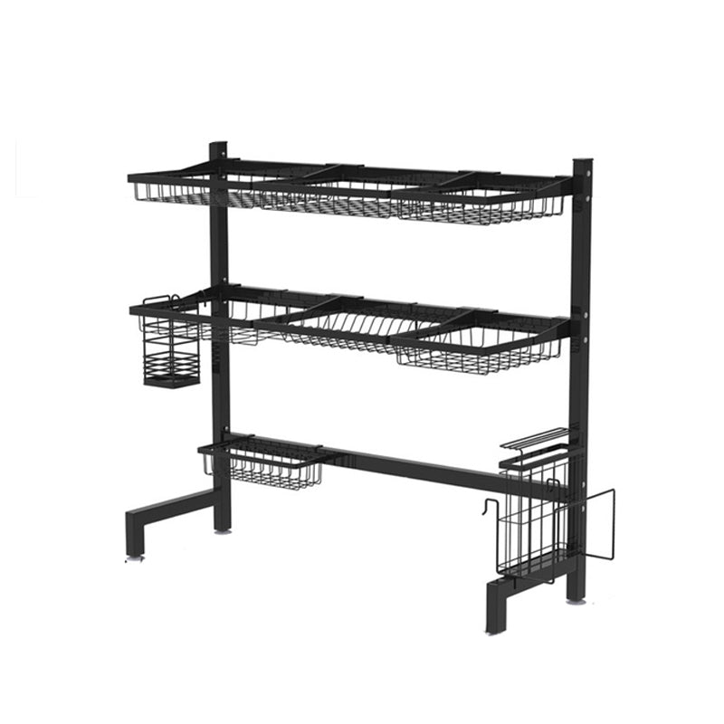 1 / 2 Tier Stainless Steel Dish Drying Rack and Kitchen Cutlery Organize