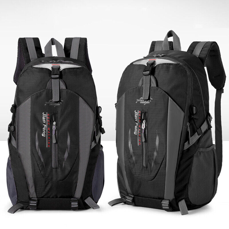 40L Large Capacity Outdoor Waterproof Hiking, Camping Travel Backpack