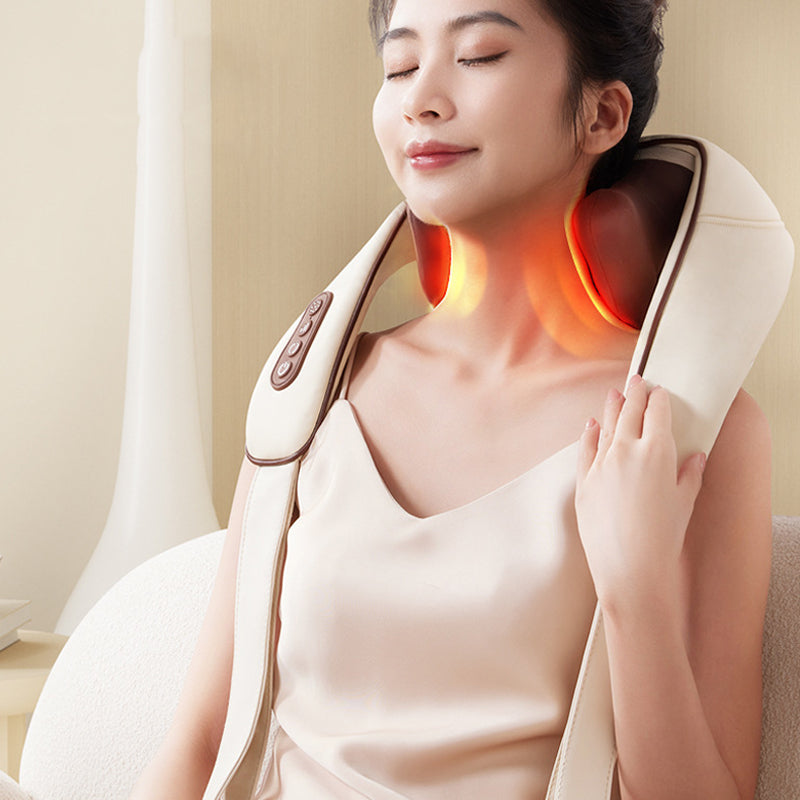 5D Deep Kneading Massagers for Neck and Shoulder with Heat Goletsure - USB Charging