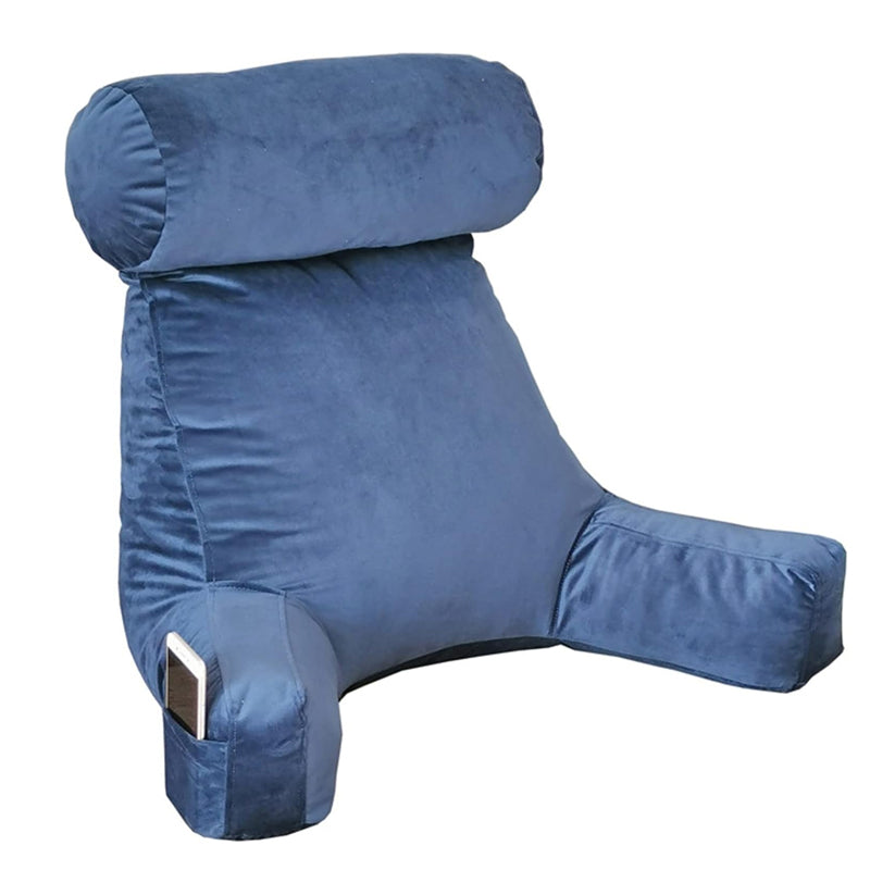 Therapeutic Reading Pillow Lumbar Support Cushion with Shredded Memory Foam