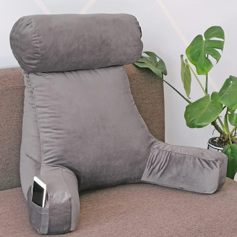 Therapeutic Reading Pillow Lumbar Support Cushion with Shredded Memory Foam