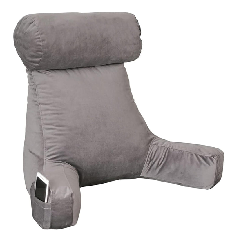 Therapeutic Reading Pillow Lumbar Support Cushion with Shredded Memory Foam