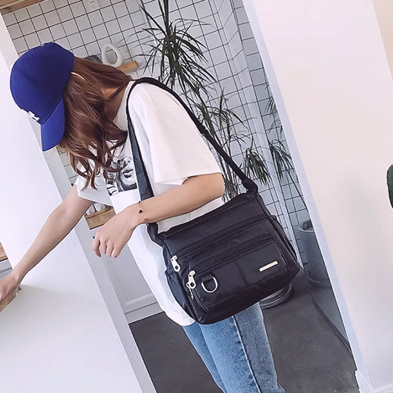 Multi Pockets Casual Crossbody Bag Women's Messenger Bag